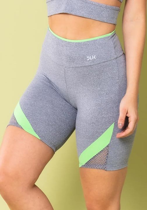 Shorts - Energy Heather with Mesh