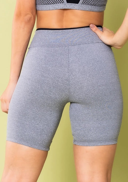 Shorts - Energy Heather with Mesh