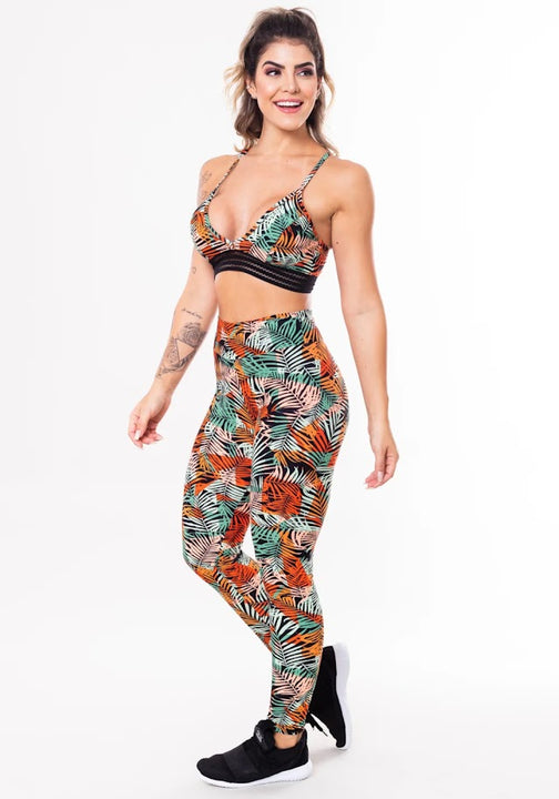 Leaf-patterned Fitness Set