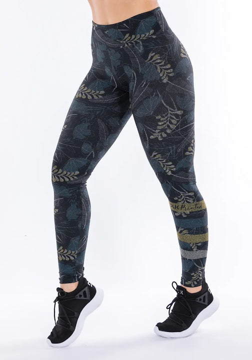 Leggings - Printed Floral Dark
