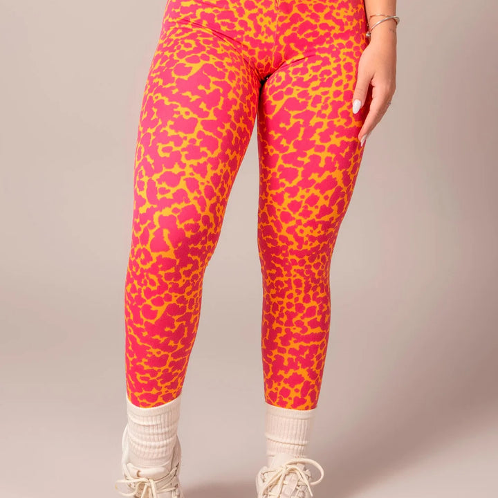 Orange Euphoria Leggings