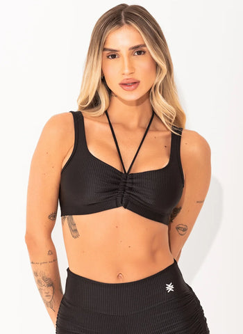 Top - Black Elegance Double Strap