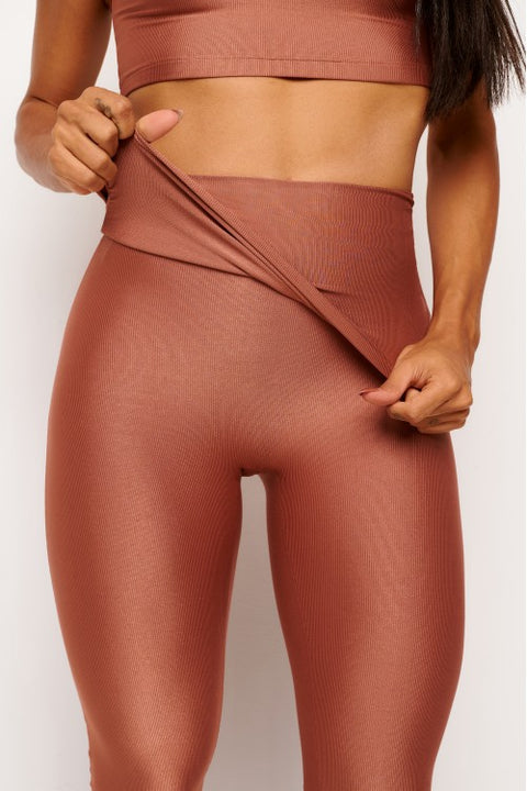 Bronze Essence Adjustable Waistband Leggings