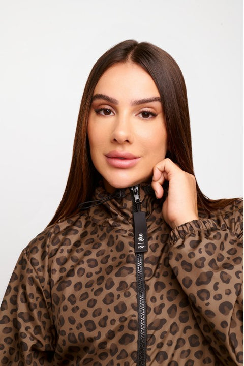 Leopard Print Cover Jacket