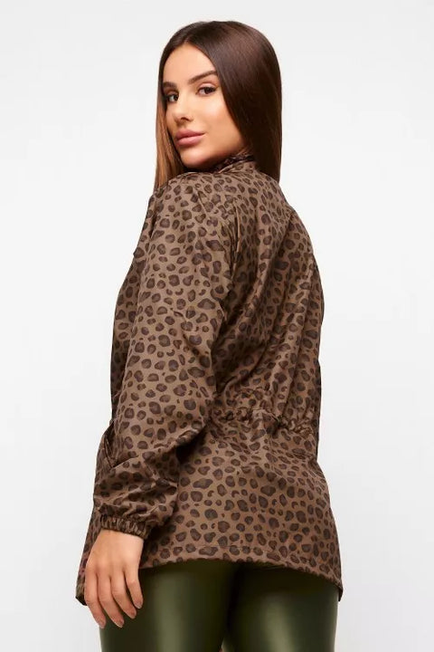 Leopard Print Cover Jacket