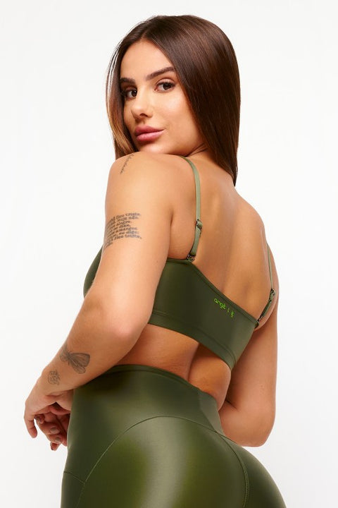 Moss Green Trail with Extra Strap Top