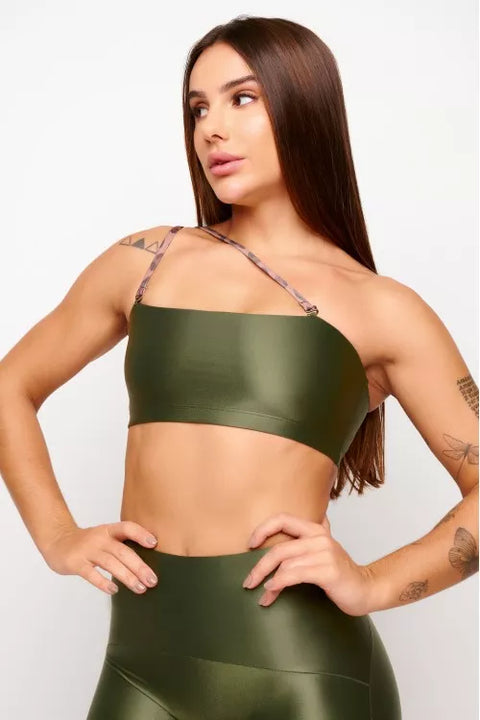 Moss Green Trail with Extra Strap Top