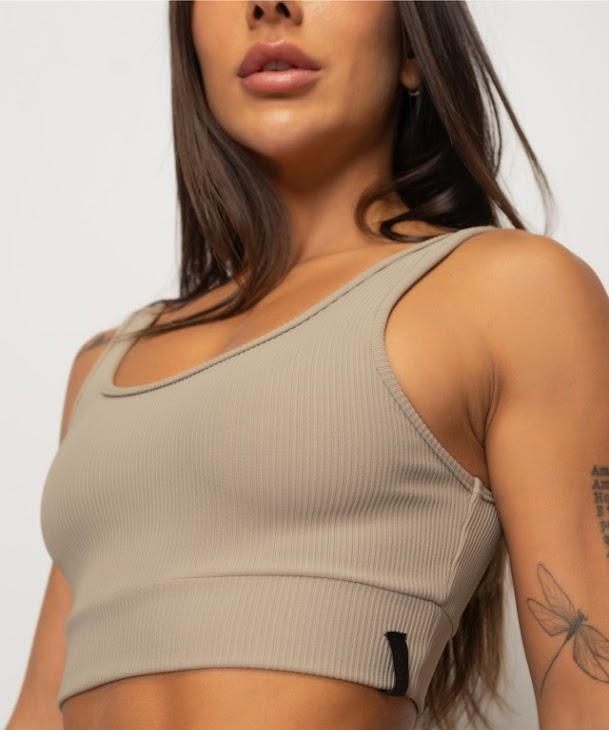 Beige Ultra Basic Top