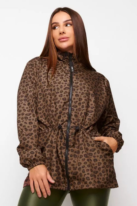 Leopard Print Cover Jacket